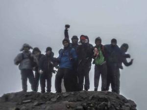 Muslims Climb Highest Mount in UK for Charity